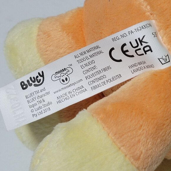 Disney Jr Bluey Friends School Time Bingo Backpack 7 in Plush Dog Stuffed Animal - Picture 3 of 4